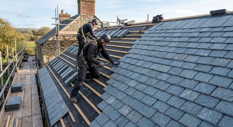 Slate Roof Construction